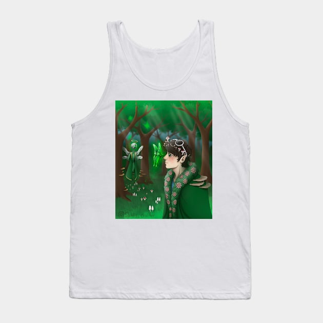 Mushroom God George Tank Top by DahlisCrafter